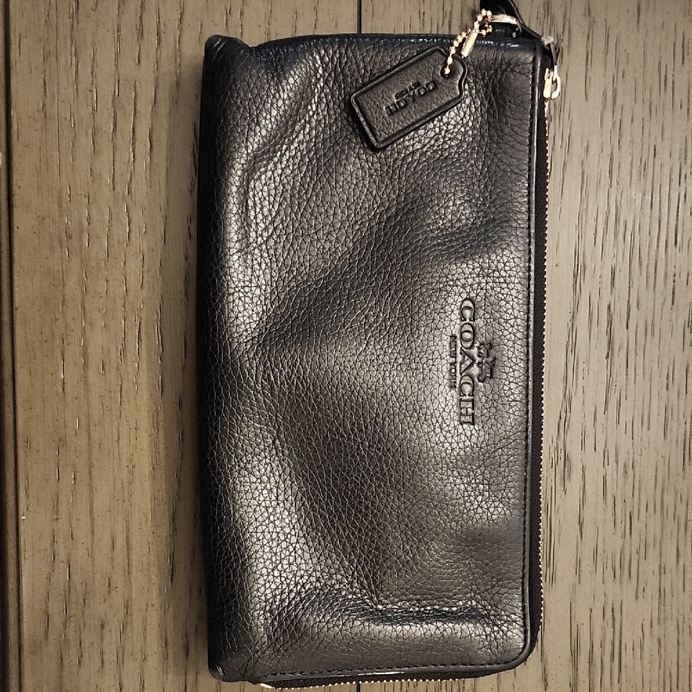 Coach Black Leather Wallet